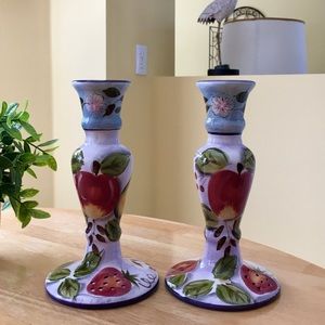 Candlestick Holders 🍎🍐🍓